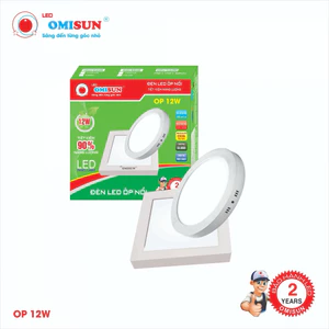 ĐÈN LED ỐP TRẦN OMISUN 12W-18W-24W - HÀNG CHÍNH HÃNG, SÁNG ĐẸP TỪNG GÓC NHÀ