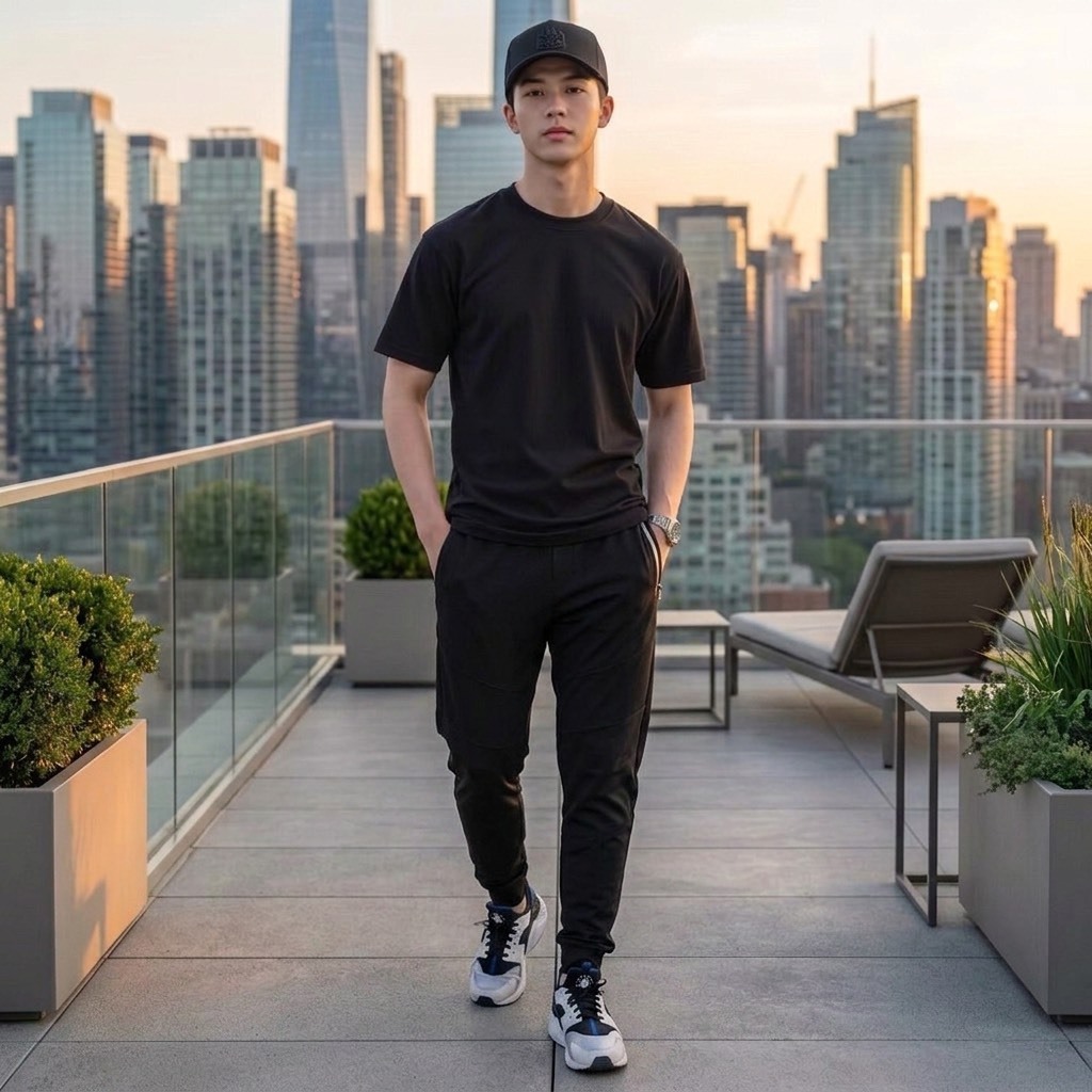 Bộ Áo Quần Thể Thao Nam jogger nam tập gym Logo 7 Màu vải thun loại 1 co giãn 4 chiều hàng cao cấp shopthethaokute