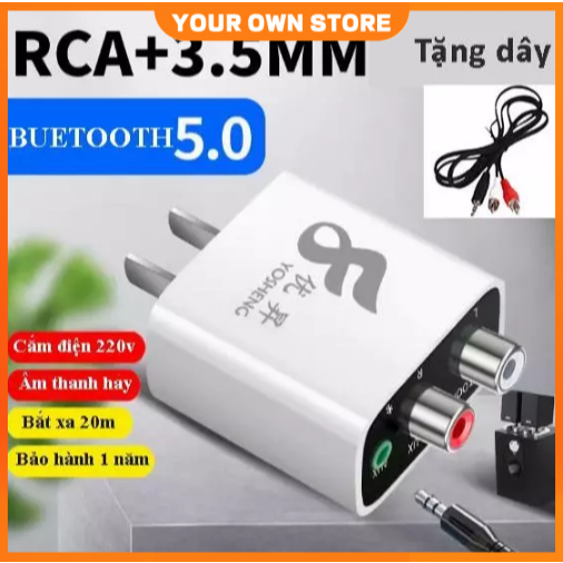 🔥FREESHIP🔥Bộ thu bluetooth 5.0 âm thanh HIFI cho amly không sử dụng nguồn, Amply, Mixer cao cấp