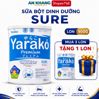Sữa Cho Người Ốm YARAKO PREMIUM SURE Dành Cho Người Mới Ốm Dậy Trước Và Sau Phẫu Thuật Hộp 400g