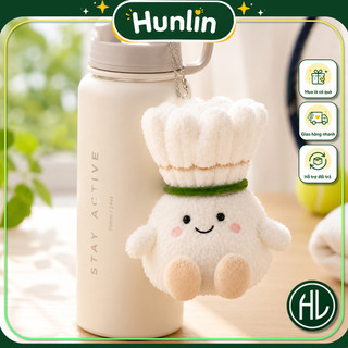 Móc Khóa Thú Bông Hình Quả Cầu Lông Cute Hunlin, Charm Treo Túi, Balo Dễ Thương HLA001