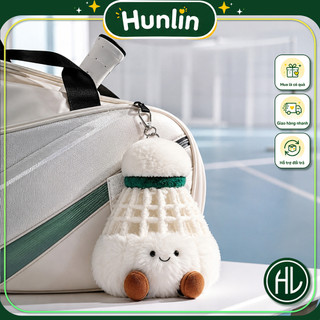 Móc Khóa Thú Bông Hình Quả Cầu Lông Cute Hunlin, Charm Treo Túi, Balo Dễ Thương HLA001
