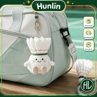 Móc Khóa Thú Bông Hình Quả Cầu Lông Cute Hunlin, Charm Treo Túi, Balo Dễ Thương HLA001