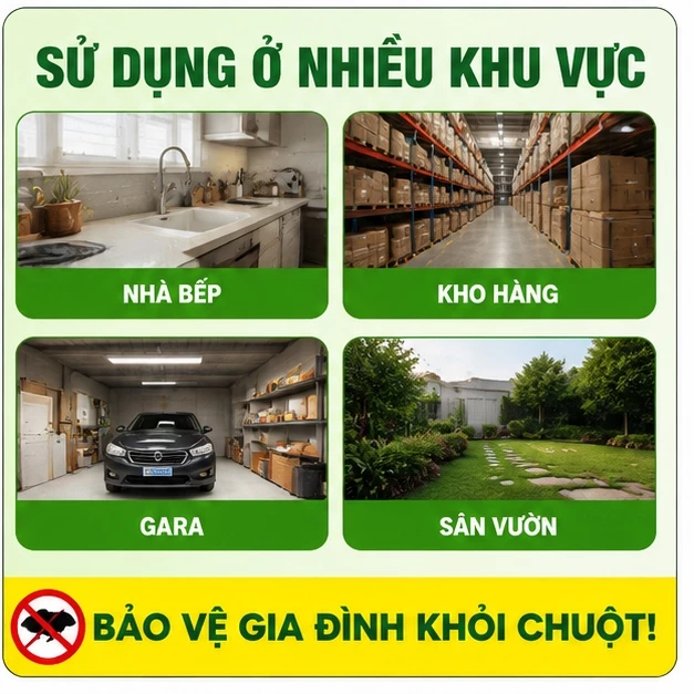 🐭Thuốc Diệt Chuột 10 Viên Mồi Diệt Chuột Hiệu Quả Dùng Cho Nhà Kho Ô Tô Hỗ Trợ Kiểm Soát Chuột