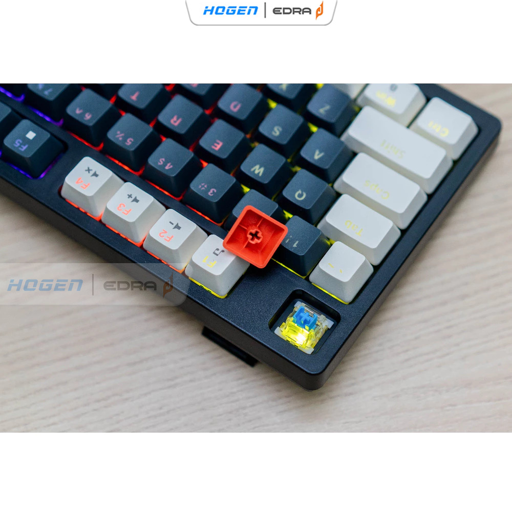 Bàn phím chơi game cơ EDRA EK398 Beta/Alpha | USB | Led RGB | Switch (Blue/Red/Brown) | Bảo Hành 24TH | BigBuy360 - bigbuy360.vn