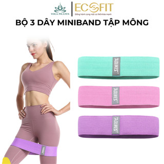 Bộ 3 dây kháng lực đàn hồi cao cấp Aolikes hỗ trợ tập mông,tập gym,tập Yoga 3 mức co giãn - 3604