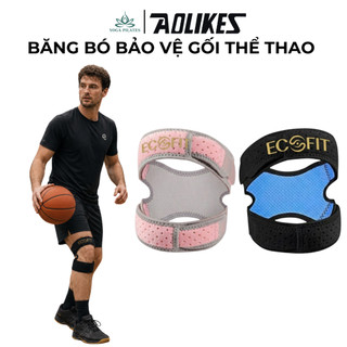 Băng bảo vệ đầu gối AOLIKES -7929 - Đai bảo vệ khớp gối chuyên chạy bộ, đá bóng,đạp xe, leo núi