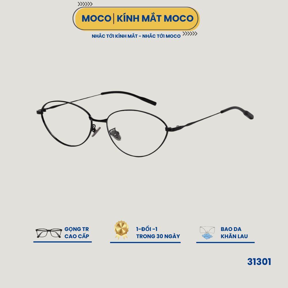 Kính Mắt Thời Trang MOCO 31301 Dáng Mắt Mèo Sang Trọng, Phong Cách Thanh Lịch Cho Nữ