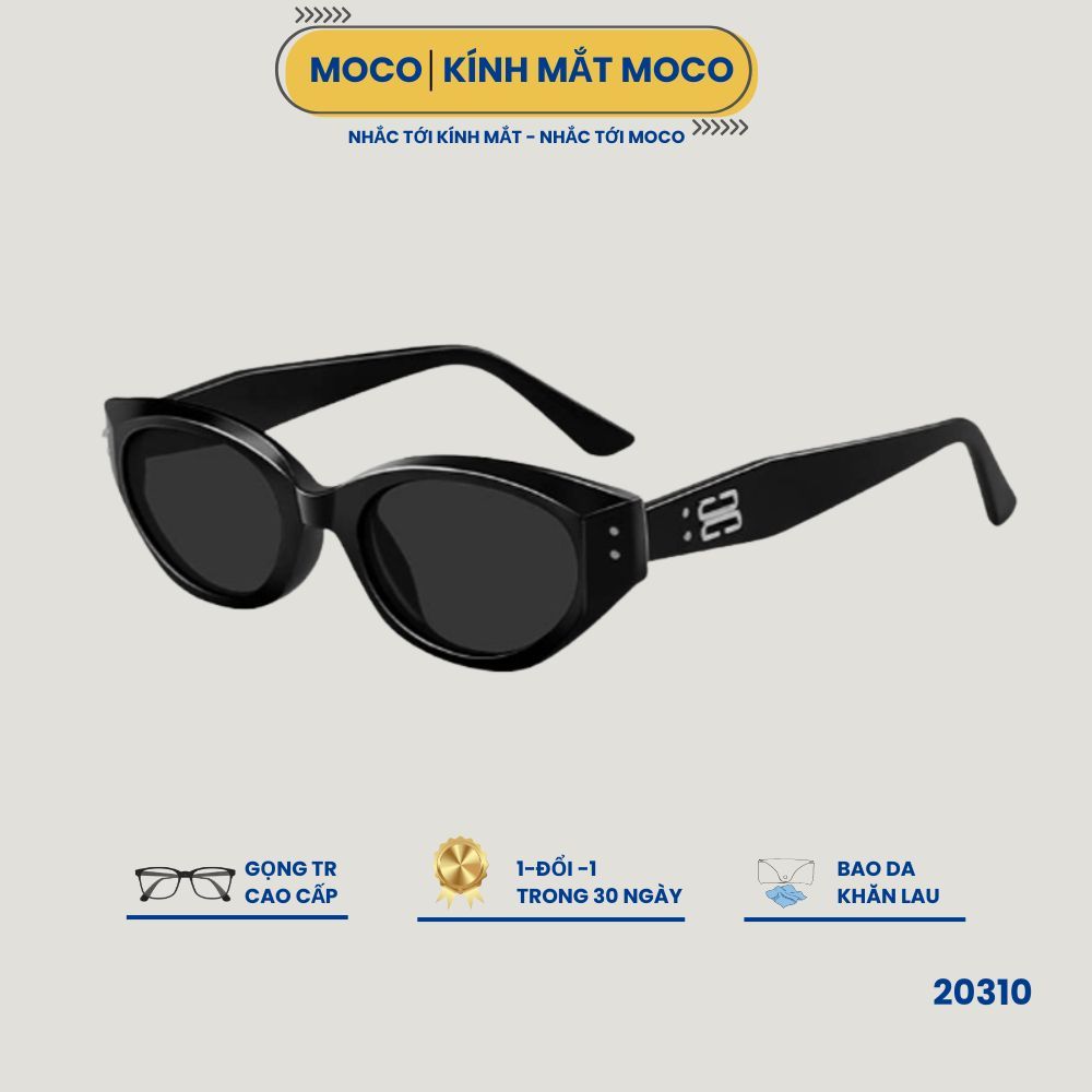 Kính Râm Mắt Mèo MOCO 20310 Thời Trang Nữ 2026, Chống Tia UV400, Gọng Nhựa Cao Cấp Siêu Nhẹ