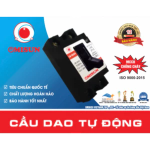 Aptomat Khối OMISUN MCCB 2P 20A 30A 40A Cầu Dao Tự Động Bảo Vệ Quá Tải Lắp Tủ Điện