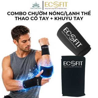 COMBO chườm nóng lạnh Cánh tay + cổ tay ECOFIT cao cấp. Hỗ trợ phục hồi sau phẫu thuật, phục hồi & thư giãn cơ bắp