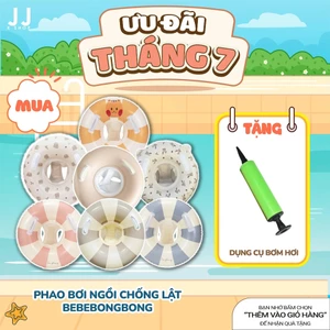 Phao Bơi Chống Lật BEBEBONGBONG Cho Bé