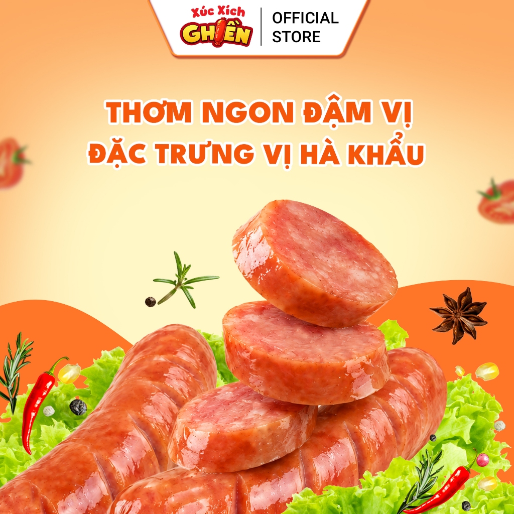 Lạp Xưởng Tươi Bao Bao Vị Hà Khẩu S2 Vietinter Foods (Gói 500g)