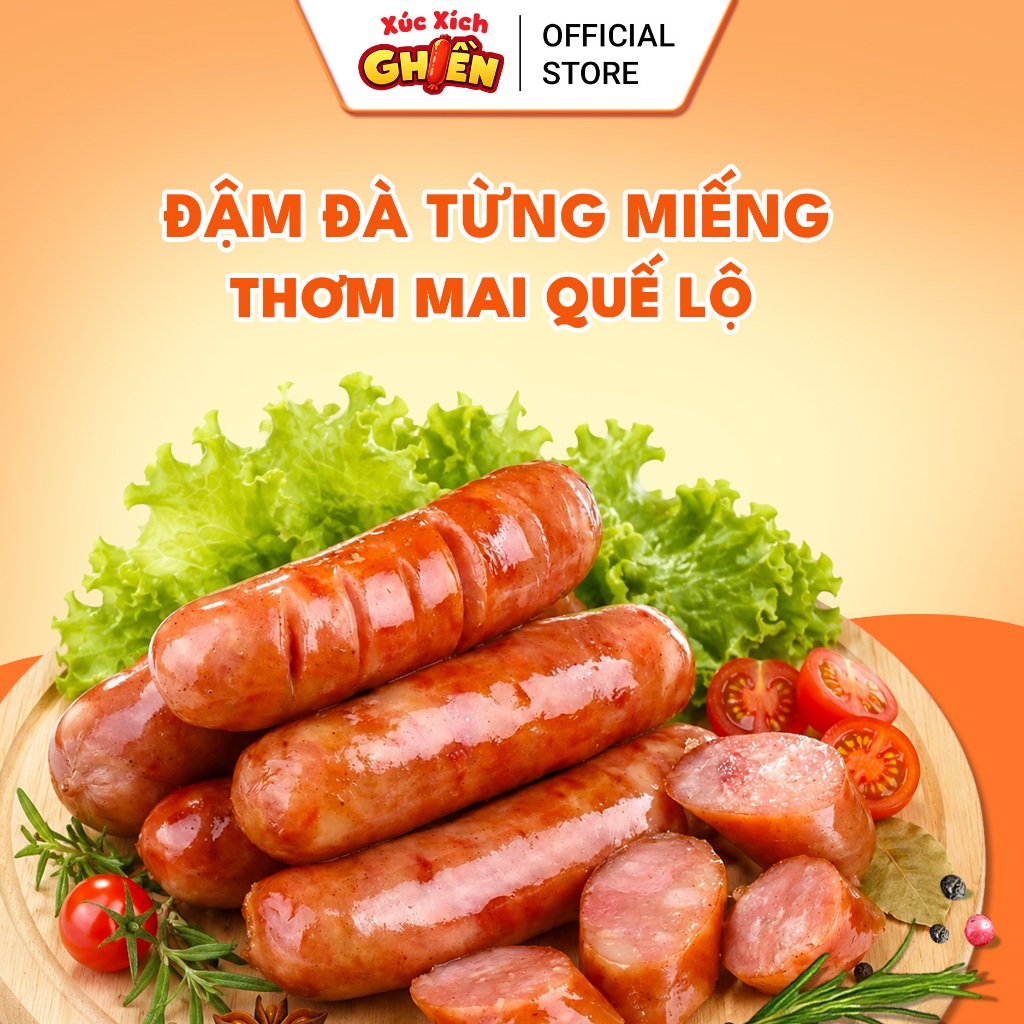 Lạp Xưởng Tươi Bao Bao Vị Hà Khẩu S2 Vietinter Foods (Gói 500g)