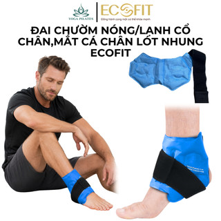 Đai Chườm Nóng Lạnh Cổ Chân Lót Nhung – Giảm Đau, Sưng Viêm, Bong Gân – Túi Gel Tái Sử Dụng Dễ Dàng