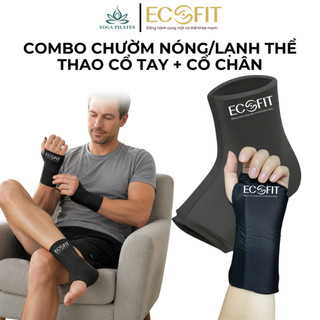 Combo chườm nóng lạnh cổ tay + cổ & bàn chân ECOFIT hỗ trợ phục hồi sau chấn thương, phẫu thuật