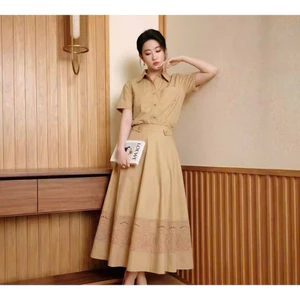 Set bộ thô pha với C.L áo chun eo + cv QCCC