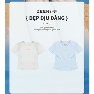 ZEENi thể thao nữ áo thể thao Thấm hút mồ hôi, thoáng khí, nhanh khô Chơi quần vợt Đi bộ đường dài Có hai màu, size S-2X
