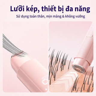 Máy Cạo Lông Nữ Toàn Thân VTT, Cạo Vùng Kín Bikini, Êm Ái Không Rát, Màn Hình LED, Chống Nước IPX7, Sạc Type C, CT03
