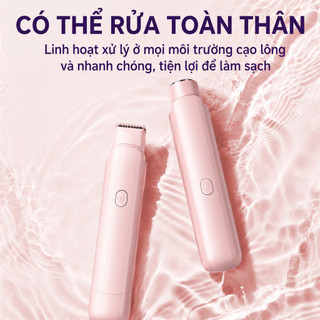 Máy Cạo Lông Nữ Toàn Thân VTT, Cạo Vùng Kín Bikini, Êm Ái Không Rát, Màn Hình LED, Chống Nước IPX7, Sạc Type C, CT03