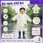 Áo mưa EVA trong suốt cho trẻ em, họa tiết khủng long/thỏ hoạt hình, áo mưa trùm đầu chống thấm nước toàn thân, được thi