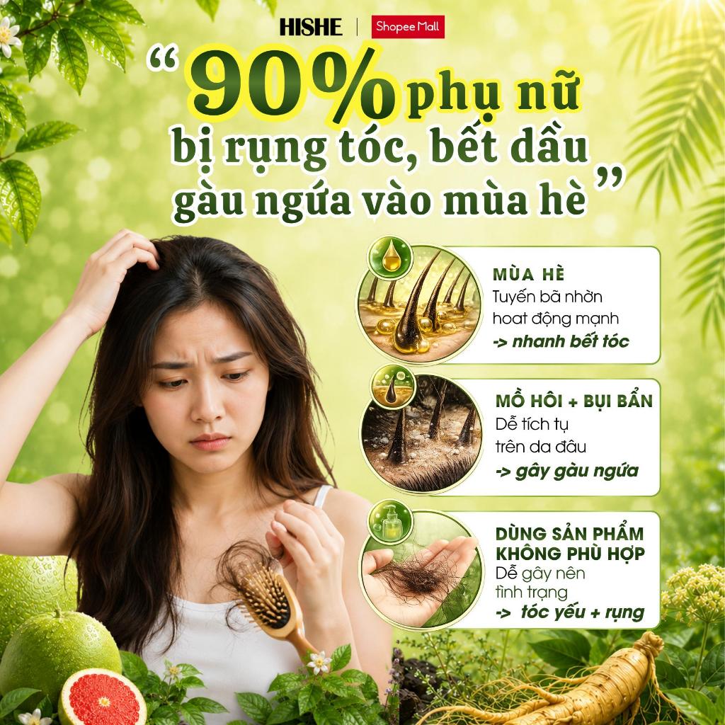 [ TẶNG DẦU XẢ 500ML ] Dầu Gội Xả Bưởi Hà Thủ Ô Susoft – Giảm Gàu và Bết Tóc, Bóng dầu, Kích Mọc Tóc, An Toàn - 500ml