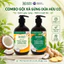 Combo Dưỡng Tóc Cỏ Cây Hoa Lá, Dầu Gội Giúp Tóc Hết Bết Dính Chắc Khoẻ, Dầu Xả Giúp Tóc Suôn Mượt, Giảm Rụng Tóc