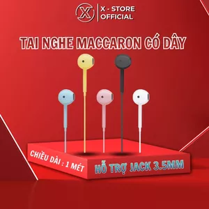 Tai nghe nghe nhạc, tai nghe có dây 3.5mm có mic, âm thanh trong trẻo, tai nghe nghe nhạc và đàm thoại tiện lợi - TNGRKN