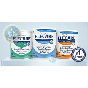SỮA CHO BÉ DỊ ỨNG ĐẠM SỮA BÒ ELECARE JUNIOR VANI/KO VỊ 400GR