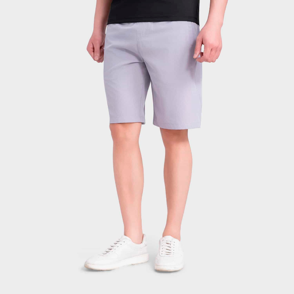 Quần Short Nam Insidemen Active Regular Fit cạp chun kèm dây rút linh hoạt, vải mềm mịn ISO106MAH0