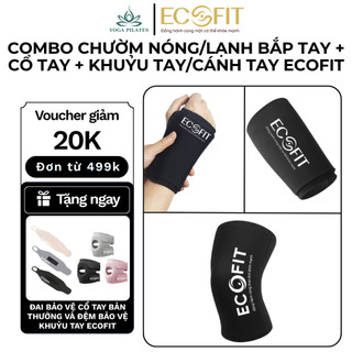 Combo Chườm Nóng Lạnh ECOFIT Cho Bắp Tay, Cổ Tay, Khuỷu Tay, Giảm Đau Cơ, Viêm Khớp, Hỗ Trợ  Sau Tập Gym, Chấn Thương