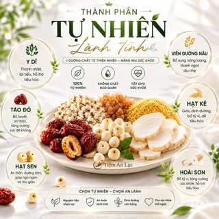 Cháo Dưỡng Tỳ 6 Vị Giúp Bổ Tỳ Dưỡng Huyết, Dưỡng Da Sáng Khoẻ Hồng Hào, Tốt Cho Tiêu Hoá Cả Gia Đình