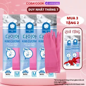 Bộ 3 Đôi Găng Tay Kim Cương Có Móc Thương Hiệu BEIGL Hàng Cao Cấp