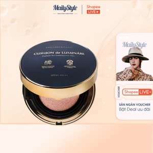 E903_ Combo (02 Hộp) Q11 Phấn nước SKANSKIN Cushion De Luminare SPF50+PA+++ 15g + (01 Tuýp) Q10 Mặt nạ đất sét PEACHOLI