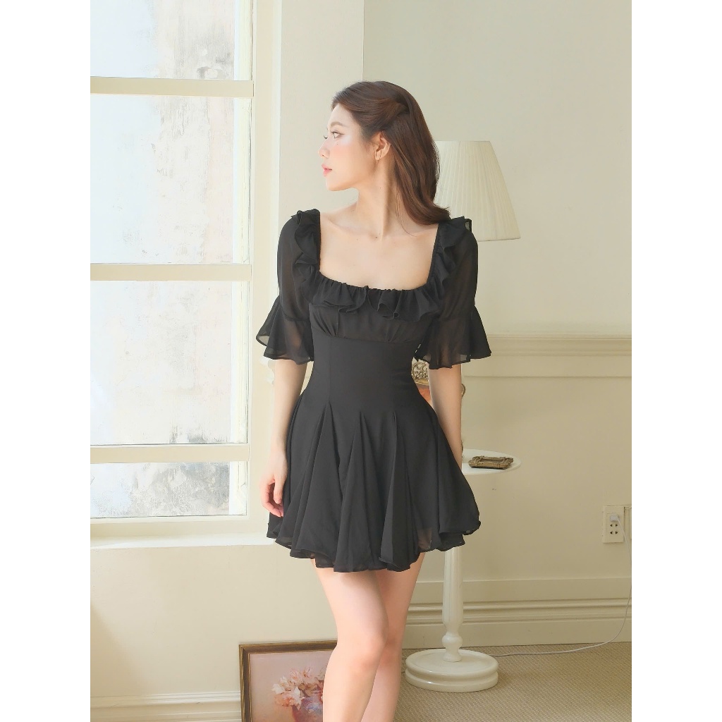 CALLIA DRESS - VÁY VẢI VOAN THOÁNG NHẸ NỮ TÍNH