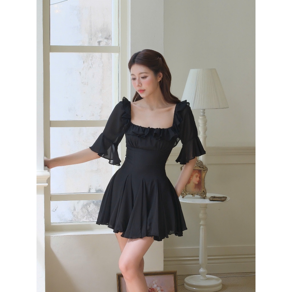 CALLIA DRESS - VÁY VẢI VOAN THOÁNG NHẸ NỮ TÍNH