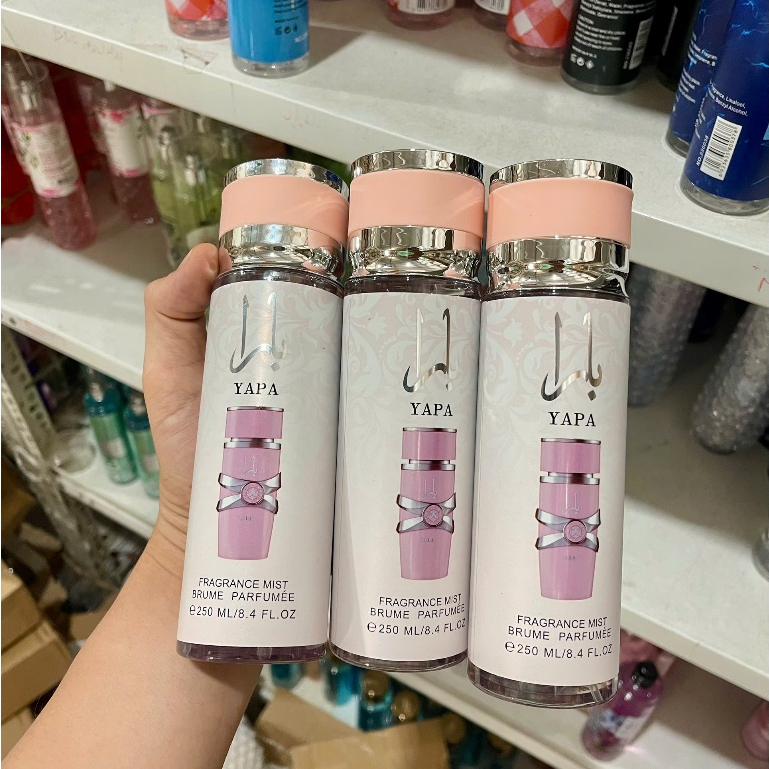 Combo body mist YAPA nước hoa nữ mùi phấn cao cấp Nữ tính, thanh lịch, Ấm áp