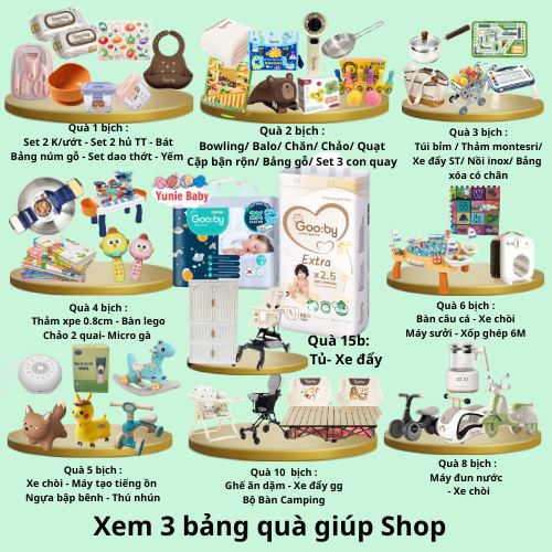 [Kèm Quà][Tích Điểm]Tã/bỉm quần dán Gooby ngày-đêm chống tràn hiệu quả đủ size Mq/Lq/XLq/XXLq cho bé