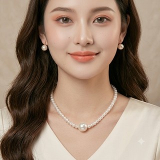 [ DAISYN ] N525 Choker , dây chuyền mang áo dài , dây chuyền cưới hạt Ngọc hạt trai 1 sợi hạt 6- 16mm sang trọng cho nữ