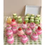 Móc Khoá Len Nhung Bánh Cup Cake Cherry Dâu Xanh Lá Hồng Handmade Màu Pastel Quà Tặng Dễ Thương Độc Đáo