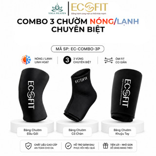 Combo gel chườm nóng lạnh đầu gối, cổ chân, khuỷu tay hỗ trợ phục hồi cơ bắp sau chơi thể thao, vận động, sau phẫu thuật