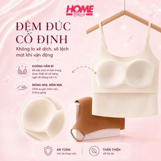 Áo bra nữ su cao cấp mềm mịn thoáng mát co giãn linh hoạt đệm mút sẵn viền mỏng nhẹ tàng hình B6683