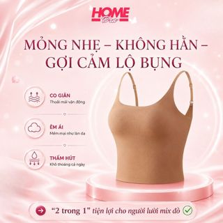 Áo bra nữ su cao cấp mềm mịn thoáng mát co giãn linh hoạt đệm mút sẵn viền mỏng nhẹ tàng hình B6683