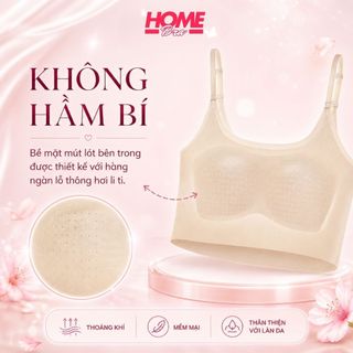 Áo bra nữ su cao cấp mềm mịn thoáng mát co giãn linh hoạt đệm mút sẵn viền mỏng nhẹ tàng hình B6683