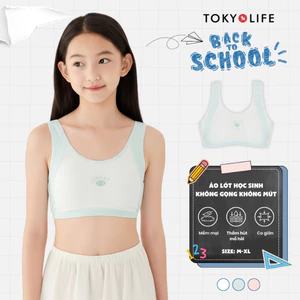 Áo lót học sinh áo ngực cho bé gái mới lớn không gọng không mút chất cotton MIRSFLENCARY C3BRA002R