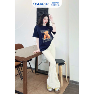 Áo Thun Oversize "TEDDY BEAR" Local Brand ONEBOLD Cotton 270gsm , Áo Phông Form Rộng Basic - OB02
