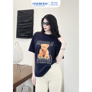 Áo Thun Oversize "TEDDY BEAR" Local Brand ONEBOLD Cotton 270gsm , Áo Phông Form Rộng Basic - OB02