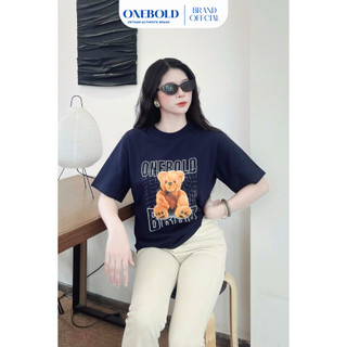 Áo Thun Oversize "TEDDY BEAR" Local Brand ONEBOLD Cotton 270gsm , Áo Phông Form Rộng Basic - OB02