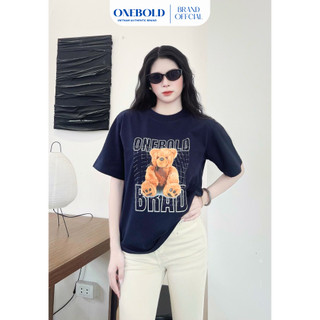 Áo Thun Oversize "TEDDY BEAR" Local Brand ONEBOLD Cotton 270gsm , Áo Phông Form Rộng Basic - OB02