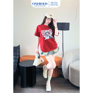 Áo Thun Oversize "FEEDBACK" Local Brand ONEBOLD Cotton 270GSM, Áo Phông Form Rộng Nam Nữ - OB04